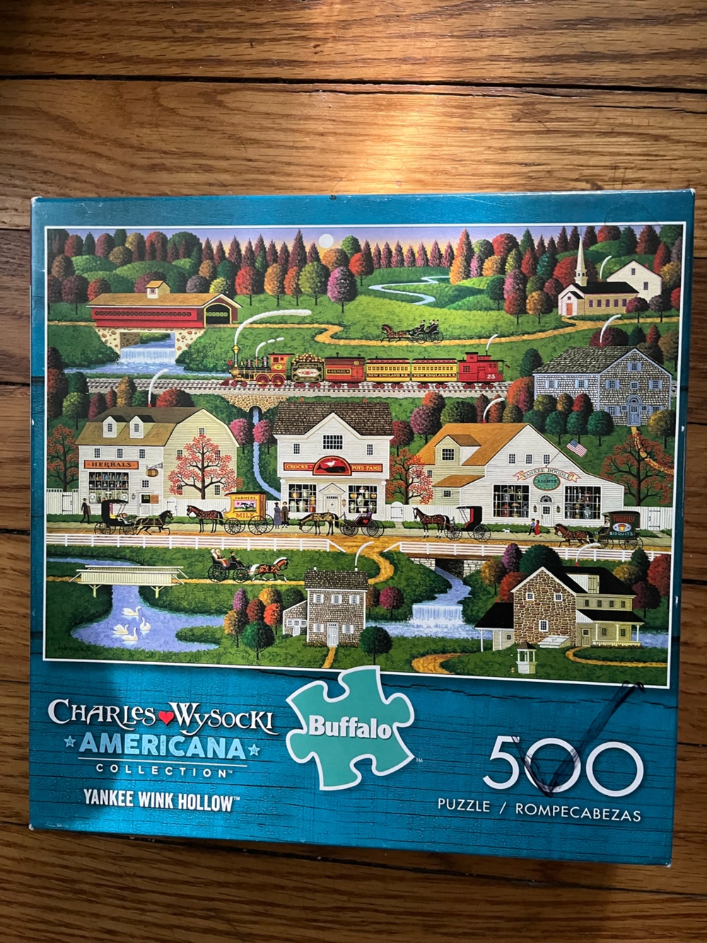 Charles Wysocki Americana Yankee Wink Hollow jigsaw puzzle 500
